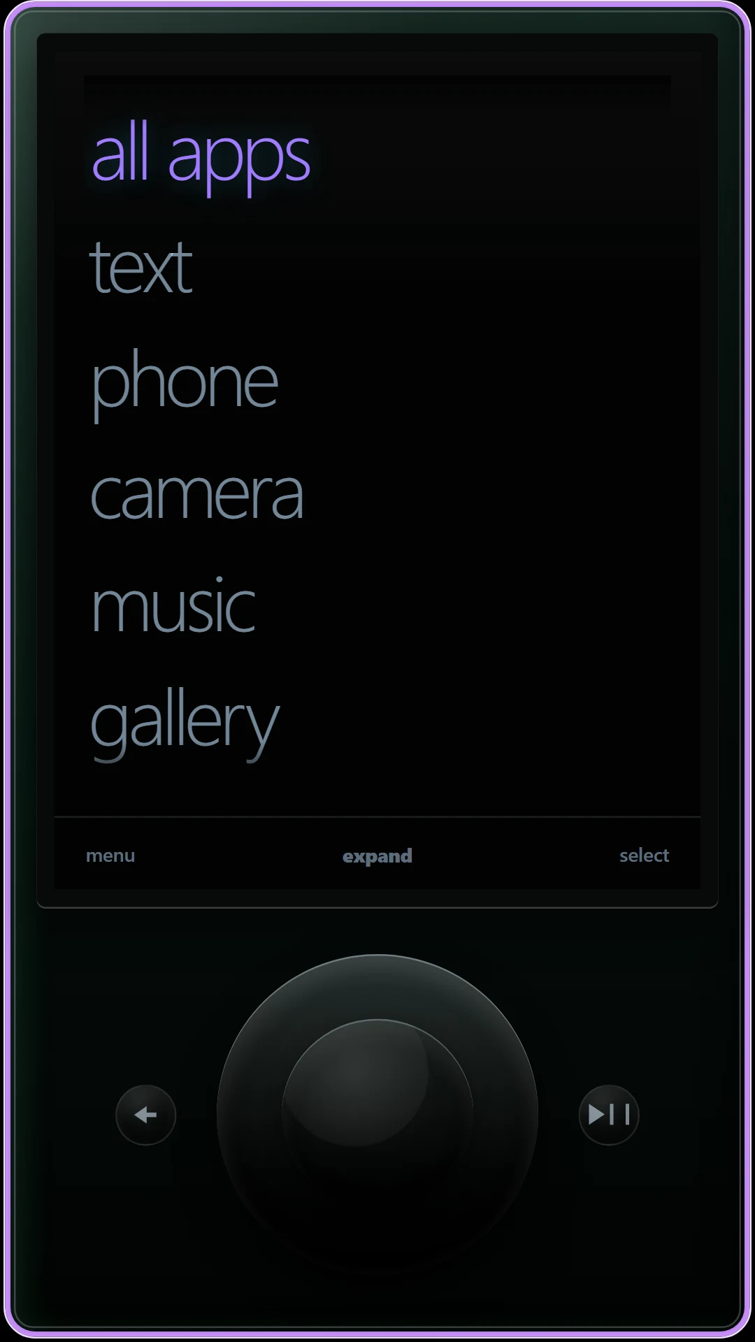 BrickOS MS skin in fun grape